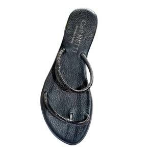 NEW CORNETTI women's claudia sandal in black rhinestone